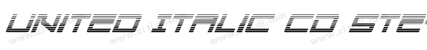 United Italic Cd Ste字体转换